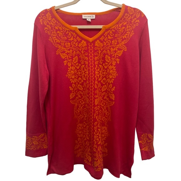 Susan GraverTop Long Sleeve Size M - Picture 1 of 8